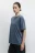 Футболка oversize рваная с вареным эффектом - цвет синий - 4