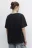 Футболка oversize рваная с вареным эффектом - цвет черный - 4