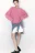 Свитшот oversize с вареным эффектом и начесом - цвет розовый - 8
