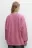 Свитшот oversize с вареным эффектом и начесом - цвет розовый - 4