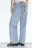 Джинсы широкие со средней посадкой - цвет голубой - 4