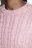 Джемпер вязаный с состаренным эффектом - цвет розовый - 7