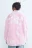 Шуба-бомбер oversize из искусственного меха - цвет розовый - 4