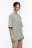 Футболка oversize спортивная с вышивкой - цвет зеленый - 3