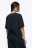 Футболка oversize спортивная гладкая - цвет черный - 5