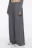 Брюки широкие домашние с поясом-резинкой - цвет серый - 3