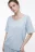 Футболка oversize домашняя трикотажная - цвет голубой - 1