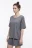 Футболка oversize домашняя трикотажная - цвет серый - 3