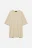 Футболка oversize хлопковая базовая - цвет бежевый - 8
