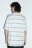 Футболка oversize с принтом в полоску - цвет бежевый - 4