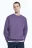 Свитшот oversize базовый утепленный - цвет фиолетовый - 2