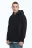Худи oversize утепленная с капюшоном - цвет черный - 4