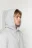 Худи oversize утепленная с капюшоном - цвет серый - 8