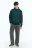 Толстовка oversize с воротником на молнии - цвет зеленый - 6
