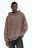 Худи oversize с капюшоном и вареным эффектом - цвет коричневый - 2