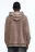 Худи oversize с капюшоном и вареным эффектом - цвет коричневый - 4