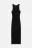 Платье-майка макси в рубчик с вареным эффектом - цвет черный - 9
