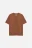 Футболка из хлопка базовая - цвет коричневый - 8