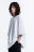Футболка oversize хлопковая однотонная - цвет белый - 3