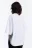Футболка oversize хлопковая однотонная - цвет белый - 4
