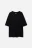 Футболка oversize хлопковая однотонная - цвет черный - 8