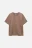 Футболка oversize однотонная из футера - цвет бежевый - 8