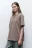 Футболка oversize однотонная из футера - цвет бежевый - 3