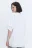 Футболка oversize двуслойная асимметричная - цвет белый - 5