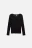 Лонгслив приталенный из хлопка - цвет черный - 8