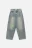 Джинсы baggy fit из денима с органическим хлопком - цвет синий - 9