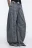 Брюки-парашюты широкие с вареным эффектом - цвет серый - 3