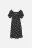 Платье мини вискозное с оборками - цвет черный - 8