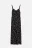 Сарафан миди вискозный с разрезом - цвет черный - 8