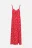 Сарафан миди вискозный с разрезом - цвет красный - 8