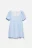 Платье baby-doll мини с коротким рукавом - цвет голубой - 8