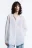 Рубашка oversize хлопковая с длинными рукавами - цвет белый - 2