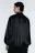 Куртка-бомбер oversize из атласной ткани - цвет черный - 4