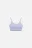 Бюстгальтер-топ спортивный бесшовный в рубчик - цвет голубой - 8