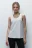 Майка oversize спортивная из сетки - цвет белый - 3