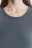 Футболка-топ облегающая в рубчик - цвет серый - 6
