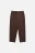 Брюки зауженные хлопковые однотонные - цвет коричневый - 8