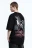 Футболка oversize с принтом - цвет черный - 4