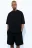 Футболка oversize с удлиненными рукавами - цвет черный - 1