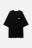 Футболка oversize с принтом в стиле аниме - цвет черный - 8
