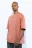 Футболка oversize хлопковая однотонная - цвет розовый - 3