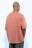 Футболка oversize хлопковая однотонная - цвет розовый - 4