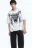 Футболка oversize в стиле гранж - цвет белый - 3