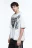 Футболка oversize в стиле гранж - цвет белый - 5