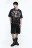 Футболка oversize в стиле гранж - цвет черный - 1