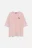 Футболка oversize с вареным эффектом и принтом - цвет розовый - 10